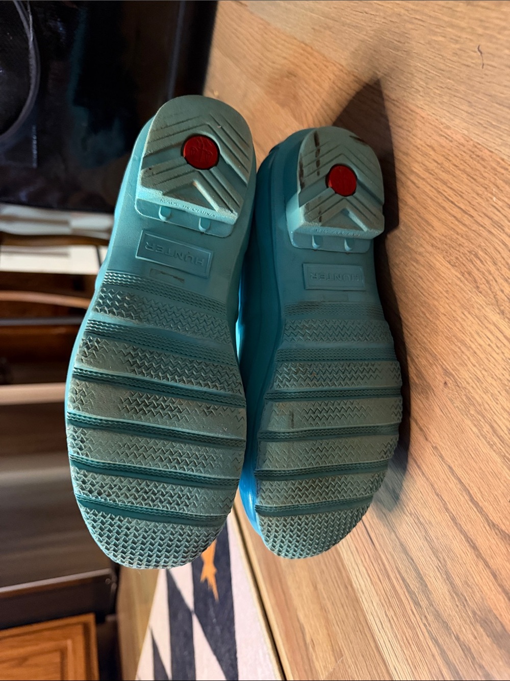 Hunter Tall Rain Boots - RARE Tiffany Blue - Picture 2 of 12
